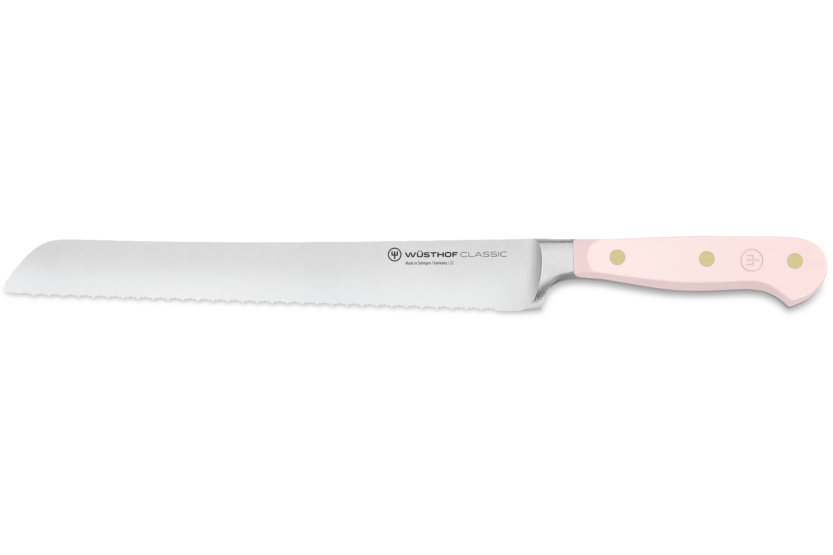 Wusthof Classic Colour Pink Himalayan Salt smidd brödkniv 23cm mikrotandat blad