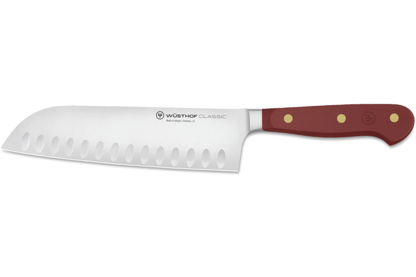 Wusthof Classic Colour Tasty Sumac santokukniv 17cm med granton edge blad
