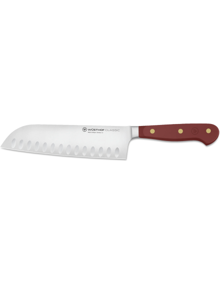 Wusthof Classic Colour Tasty Sumac santokukniv 17cm med granton edge blad