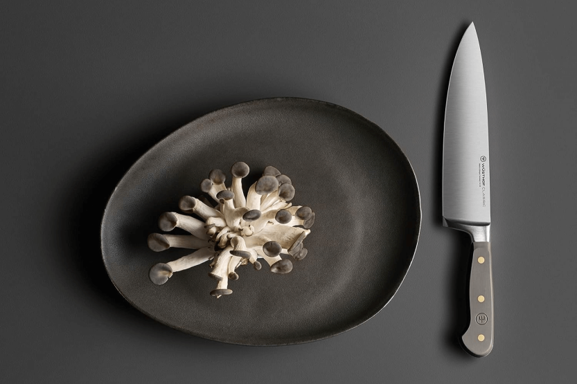 Faca de cozinha forjada Wusthof Classic Colour Velvet Oyster, lâmina de 20 cm