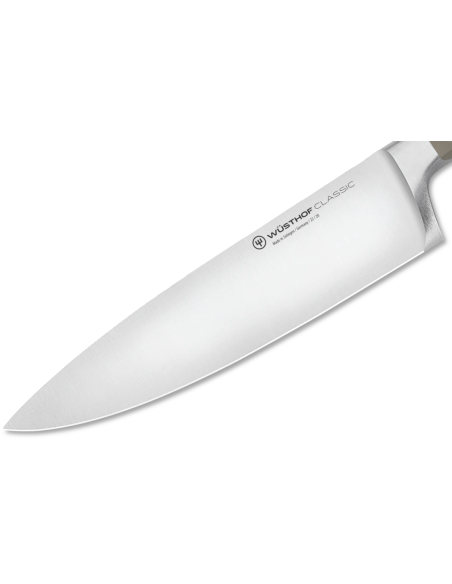 Coltello da chef forgiato Wusthof Classic Colour Velvet Oyster, lama da 20 cm