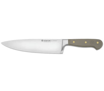 Wusthof Classic Colour Velvet Oyster smidd kokkekniv med 20 cm blad