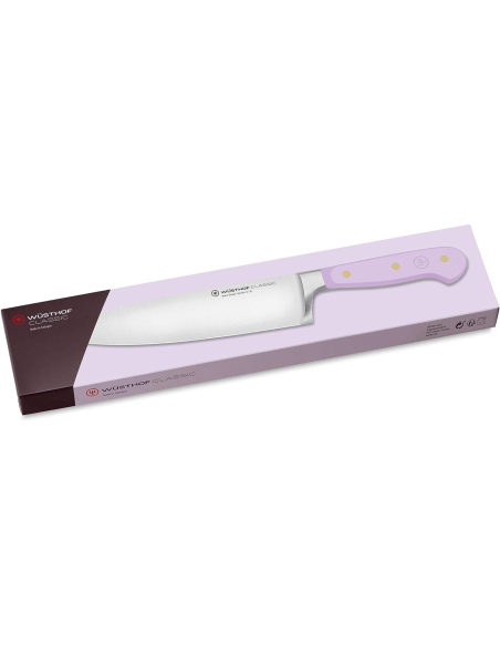 Coltello da chef forgiato Wusthof Classic Colour Purple Yam, lama da 20 cm