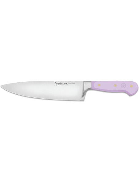 Faca para chef forjada em inhame Wusthof Classic Colour Purple, lâmina de 20 cm