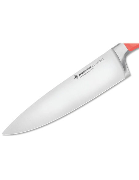 Wusthof Classic Colour Coral Peach smidd kokkekniv med 20 cm blad