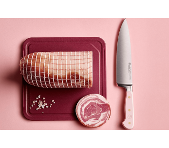 Wusthof Classic Colour Pink Himalayan Salt smidd kockkniv 20cm blad 2