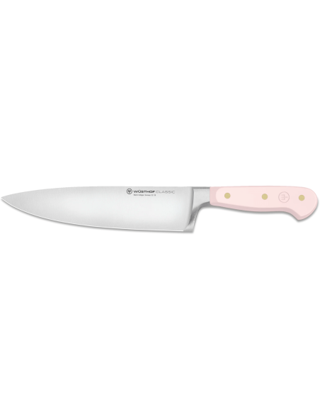 Faca de cozinha forjada Wusthof Classic Colour Pink Himalayan Salt, lâmina de 20 cm