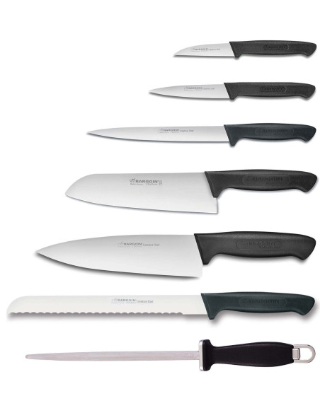 Bargoin Creative Chef 6-knife + 1-gun Diamond case