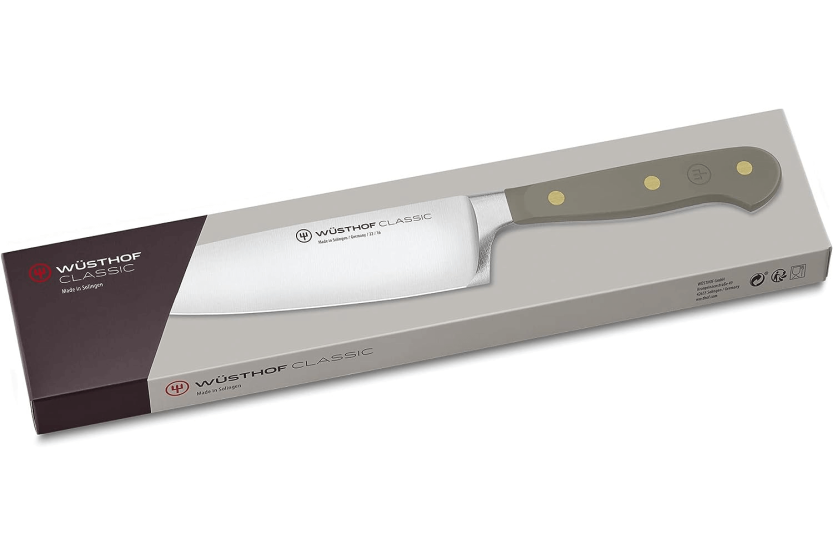 Wusthof Classic Colour Velvet Oyster smidd kockkniv 16cm blad