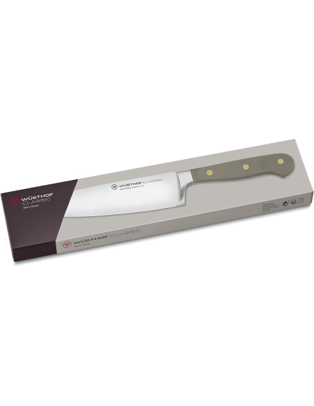 Wusthof Classic Colour Velvet Oyster forged chef ' s knife 16cm blade
