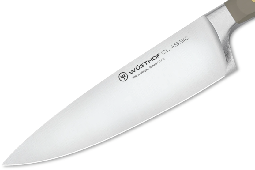 Wusthof Classic Colour Velvet Oyster forged chef ' s knife 16cm blade