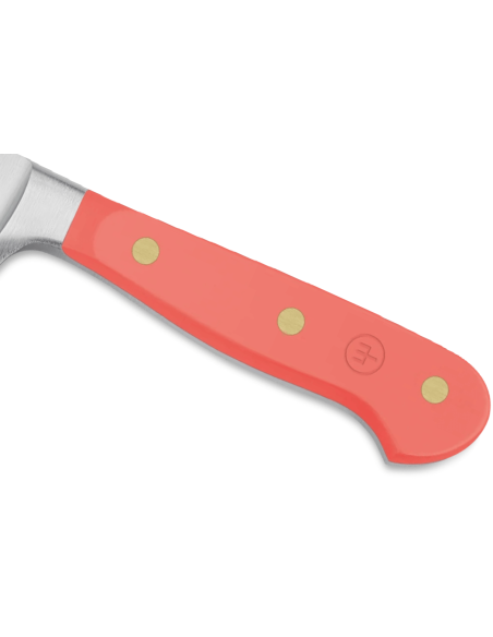 Faca de cozinha forjada Wusthof Classic Colour Coral Peach, lâmina de 16 cm