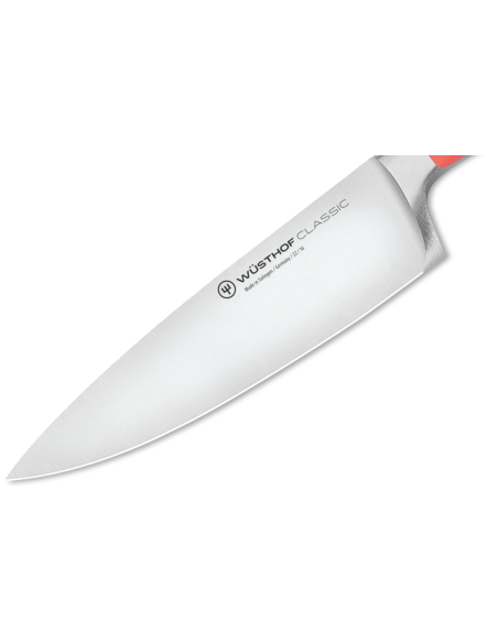 Cuchillo de cocinero forjado Wusthof Classic Colour Coral Peach, 16cm de hoja