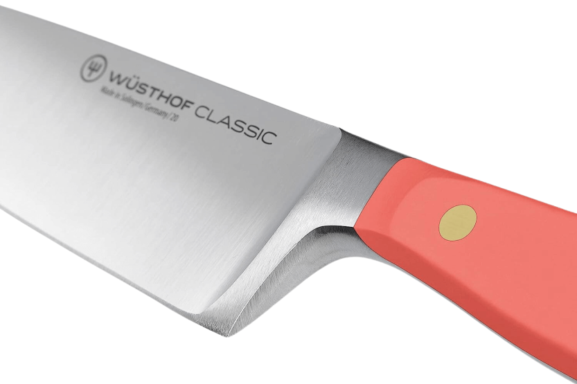 Wusthof Classic Colour Coral Peach smedet kokkekniv med 16 cm blad