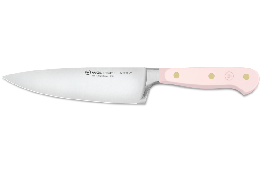 Wusthof Classic Colour Pink Himalayan Salt gesmeed koksmes 16cm lemmet