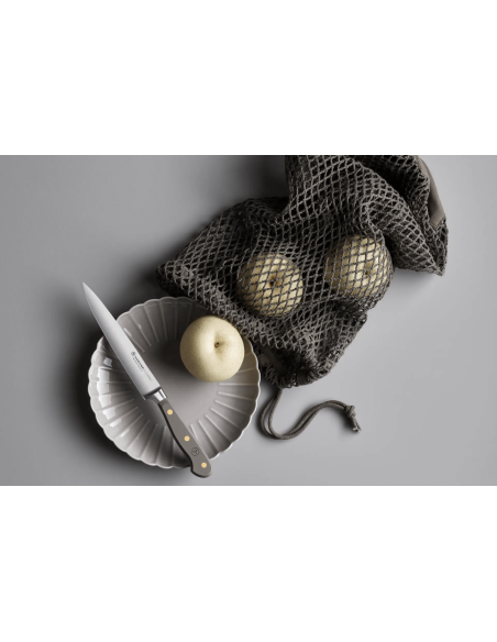 Wusthof Classic Colour Velvet Oyster smidd påleggskniv med 16 cm blad