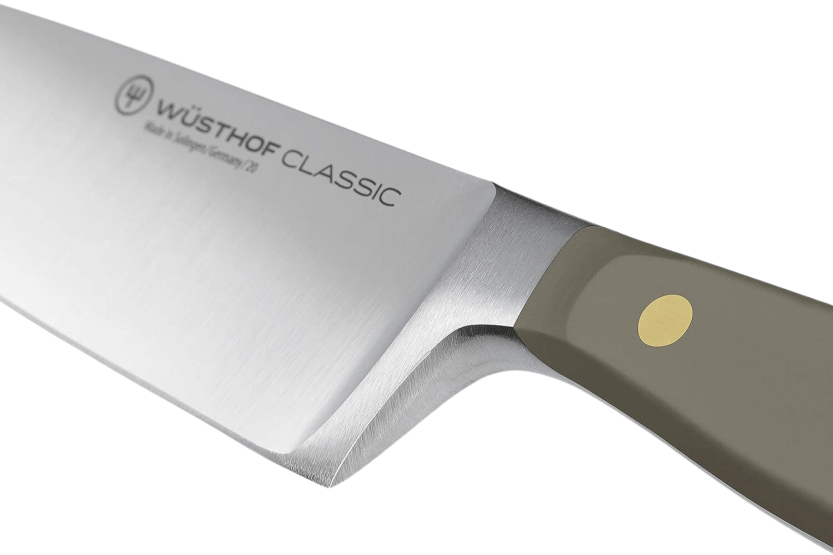 Wusthof Classic Colour Velvet Oyster smidd påleggskniv med 16 cm blad