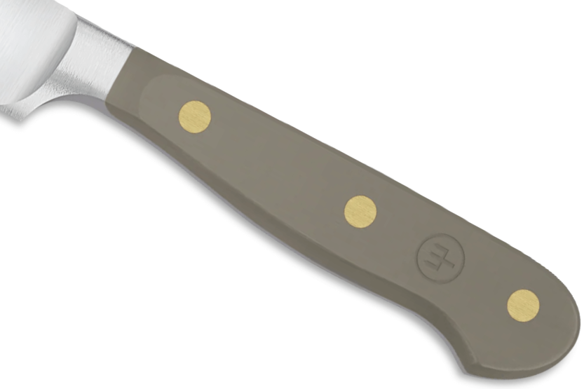 Wusthof Classic Colour Velvet Oyster smedet pålægskniv med 16 cm blad