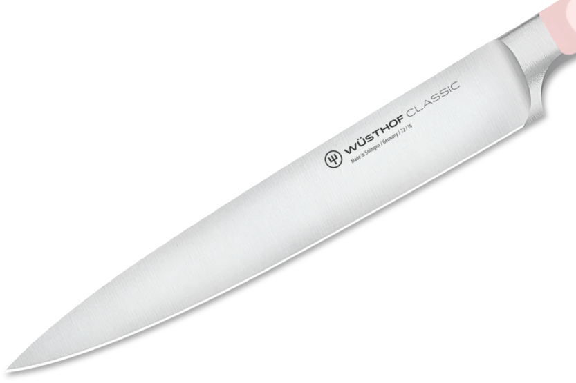 Wusthof Classic Colour Pink Himalayan Salt forged slicing knife 16cm blade