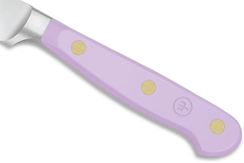Wusthof Classic Colour Purple Yam smidd pølsekniv med 14 cm takket blad