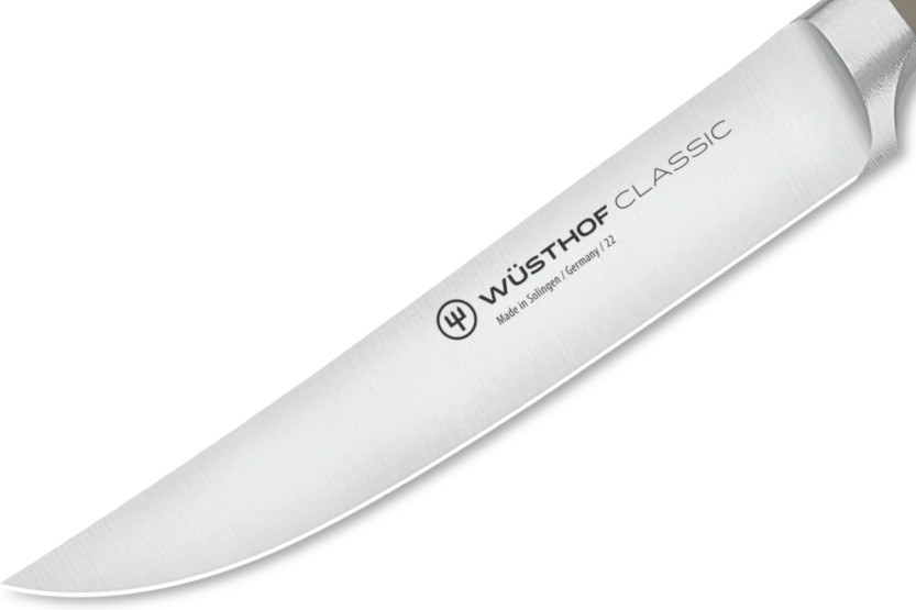 Wusthof Classic Colour Steakmesser Velvet Oyster geschmiedet Klinge 12cm