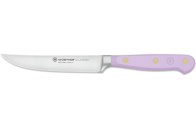 Wusthof Classic Colour Purple Yam gesmeed steakmes 12cm lemmet