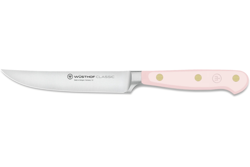 Wusthof Classic Colour Pink Himalayan Salt takorakenteinen pihviveitsi 12cm terällä