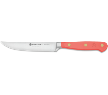 Wusthof Classic Colour Coral Peach smidd biffkniv med 12 cm blad
