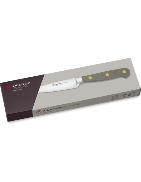 spelucchino forgiato Wusthof Classic Colour Velvet Oyster lama da 9 cm