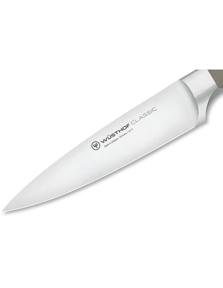 Cuchillo de pelar forjado Wusthof Classic Colour Velvet Oyster 9cm hoja