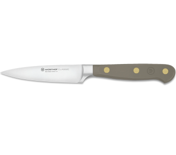 Wusthof Classic Colour Velvet Oyster taottu kuorimaveitsi 9cm terä