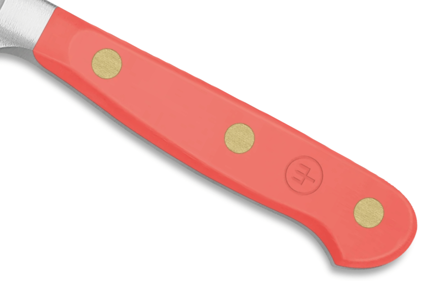 Wusthof Classic Colour Coral Peach gesmeed schilmesje 9cm lemmet