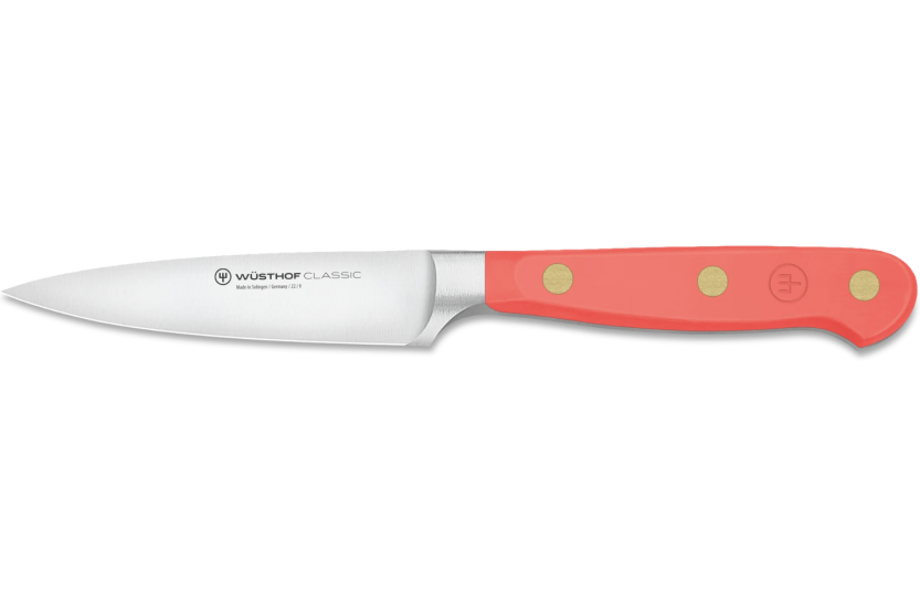Wusthof Classic Colour Coral Peach gesmeed schilmesje 9cm lemmet