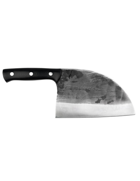 Samura Mad Bull Serbian veitsi 18cm G10 kahva ja musta hiili