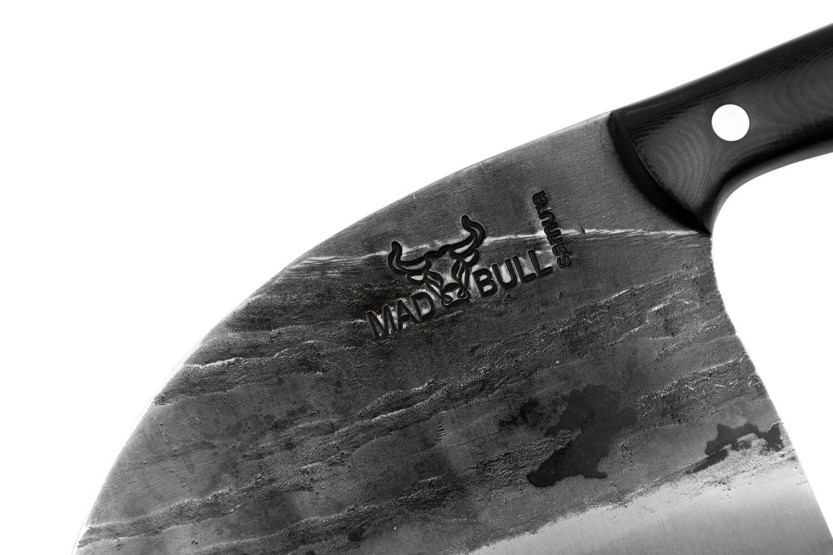 Serbisches Messer Samura Mad Bull 18cm Griff aus G10 und schwarzem Carbon