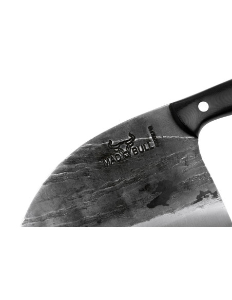 Serbisches Messer Samura Mad Bull 18cm Griff aus G10 und schwarzem Carbon