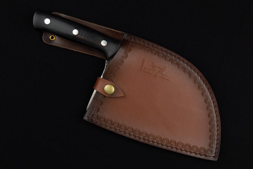 Samura Mad Bull Servisch mes 18cm G10 handgreep en zwart carbon