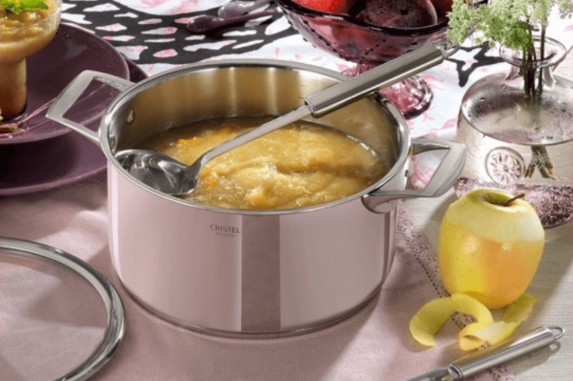 Mestolo in acciaio inox Cristel POC diametro 9 cm