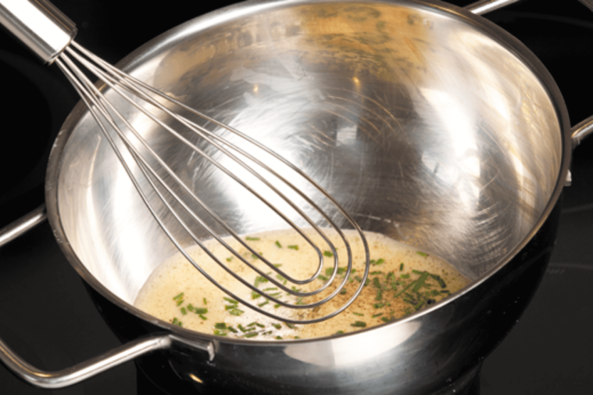 Frullino piatto in acciaio inox Cristel POC 25 cm