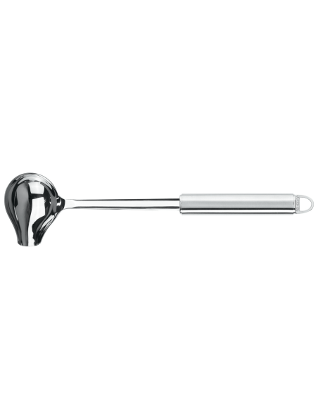 Cucchiaio per salse in acciaio inox Cristel POC con beccuccio versatore