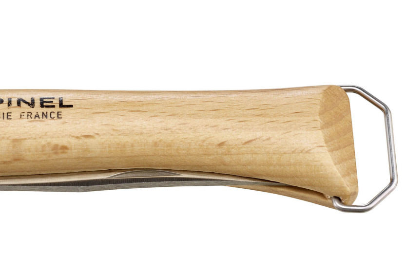 Opinel traditionel kniv n°10 blad 10cm roterende hylster + proptrækker + oplukker