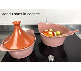 Cookut keraaminen tagine kansi L'Incroyable cocotte 28cm + reseptivihko 2