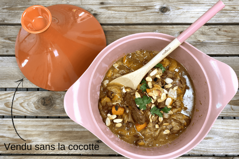 Cookut keraaminen tagine kansi L'Incroyable cocotte 28cm + reseptivihko