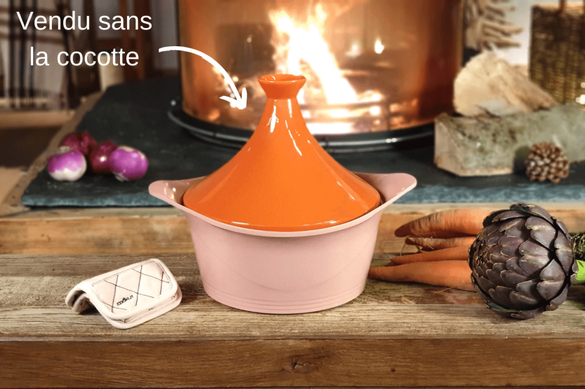 Cookut keramische tajinedeksel voor L'Incroyable cocotte 28cm + receptenboekje