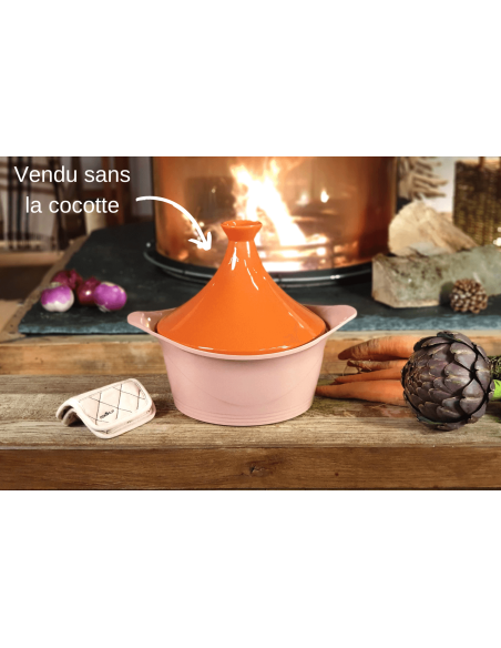 Tapa de cerámica Cookut para cocotte L'Incroyable 28cm + libro de recetas