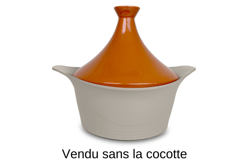 Cookut keramiskt tagine-lock till L'Incroyable cocotte 28cm + recepthäfte
