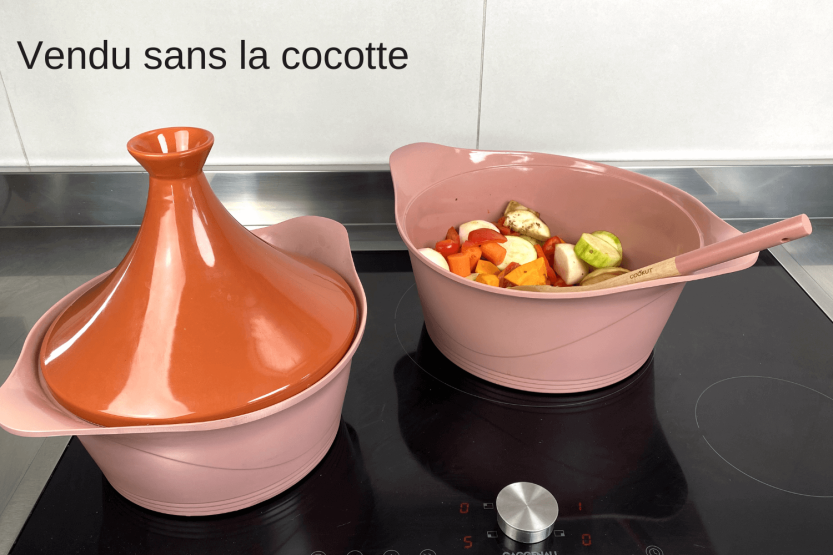 Cookut keramische tajinedeksel voor L'Incroyable cocotte 24cm + receptenboekje