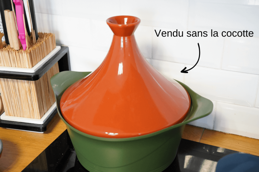 Tapa de cerámica Cookut para cocotte L'Incroyable de 24 cm + libro de recetas