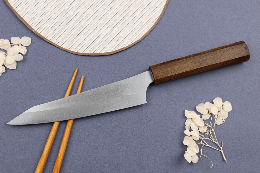 Faca Faca universal japonesa tradicional Yu Kurosaki com 15 cm de lâmina de aço HAP40