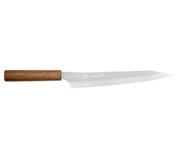 Yu Kurosaki Gekko San Maï 24cm sujihiki faca japonesa feita à mão